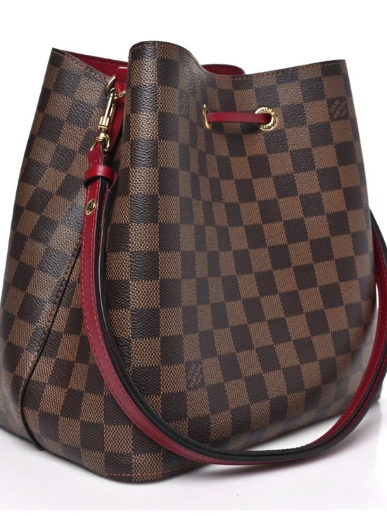Handbags - LOUIS VUITTON Damier Ebene Neonoe MM Cherry Berry